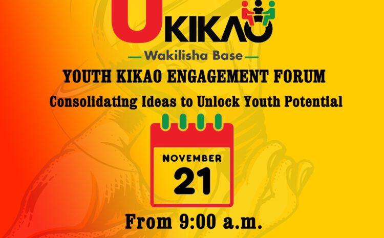  Youth Kikao Engagement Forum