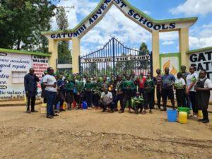 Youth Future Lab Leads Tree Planting and Digital Literacy Initiative at Gatumbi Adventist School